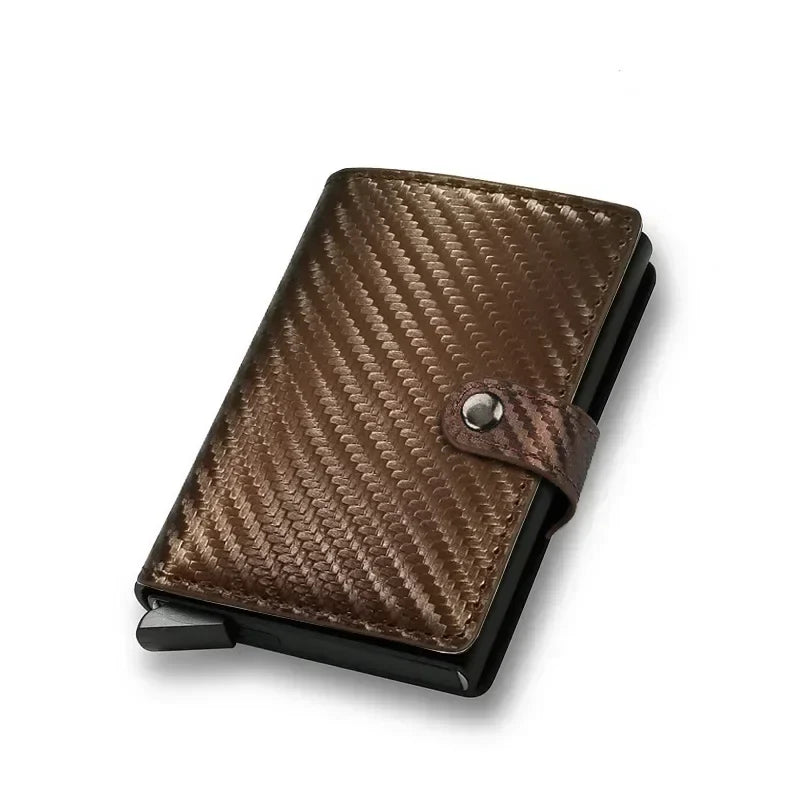 RFID Carbon Fiber Smart Wallet - Slim, Luxury, and Secure