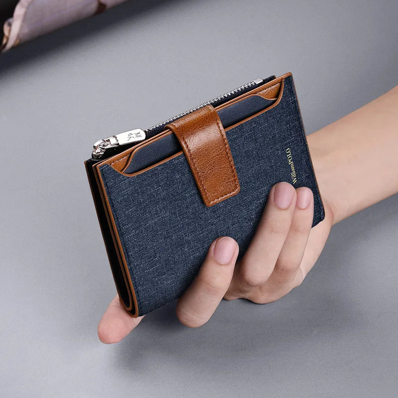 Canvas Wallet - Large Capacity and Multifunctional