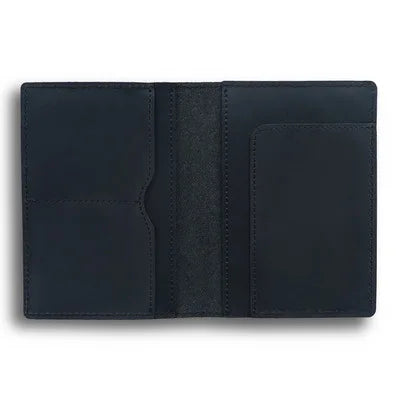 Genuine Leather Passport Holder Compact Travel Wallet Handmade Vintage