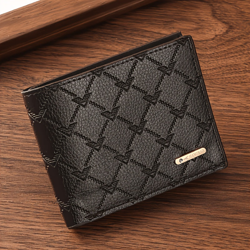 Men's Black Wallet, Ratchet Belt, and Braided Bracelet